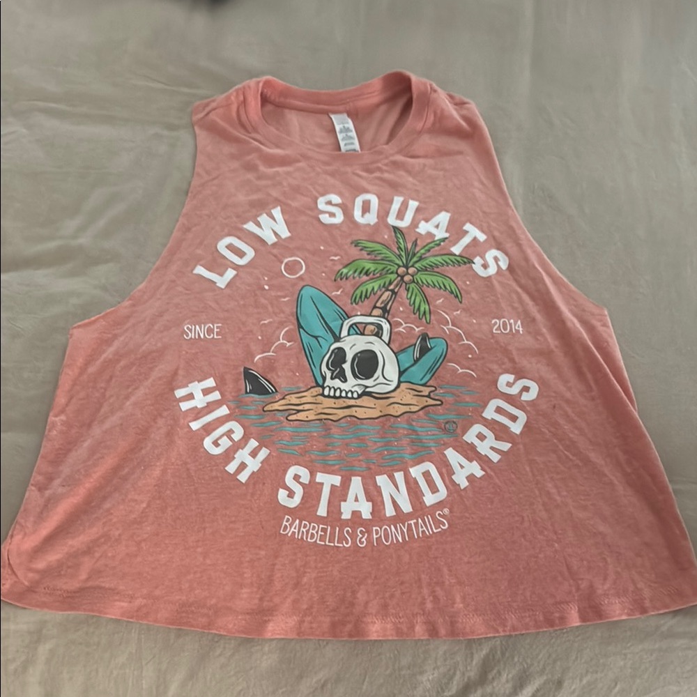 Coral Graphic Tank Top CrossFit